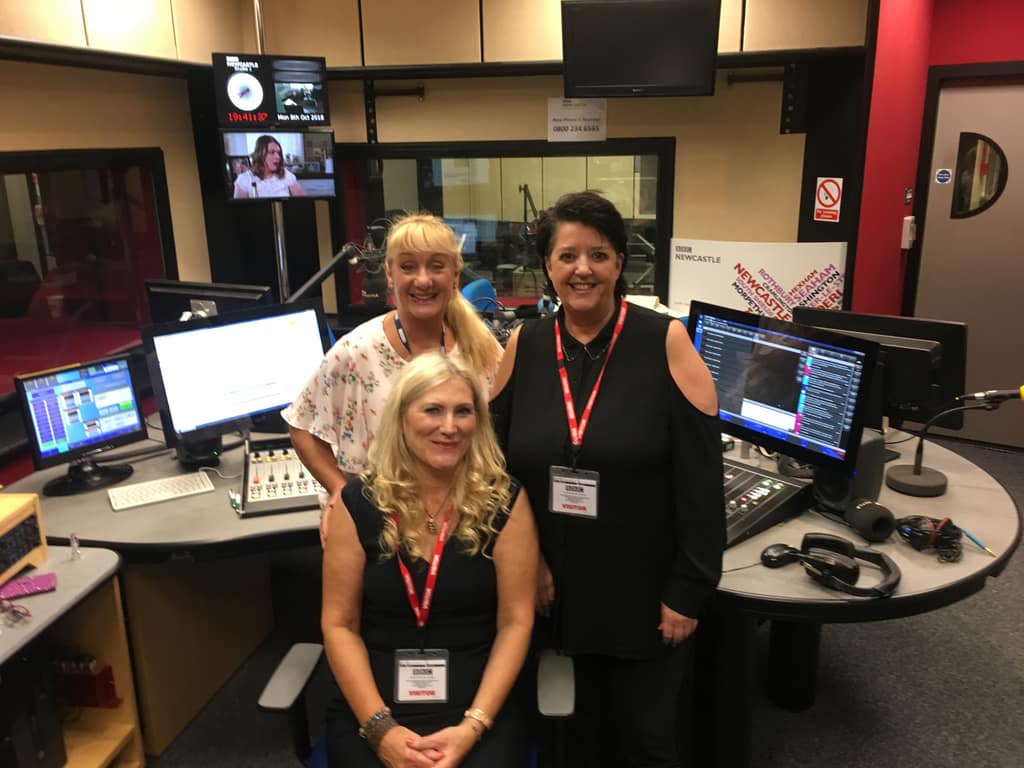 Sonya Hudson speaking on radio